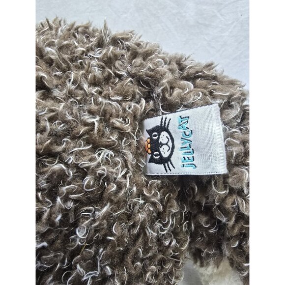 Jellycat Kush Puppy Dog Large Curly Plush Soft Toy Cushion - With Tags- Retired - Picture 4 of 14